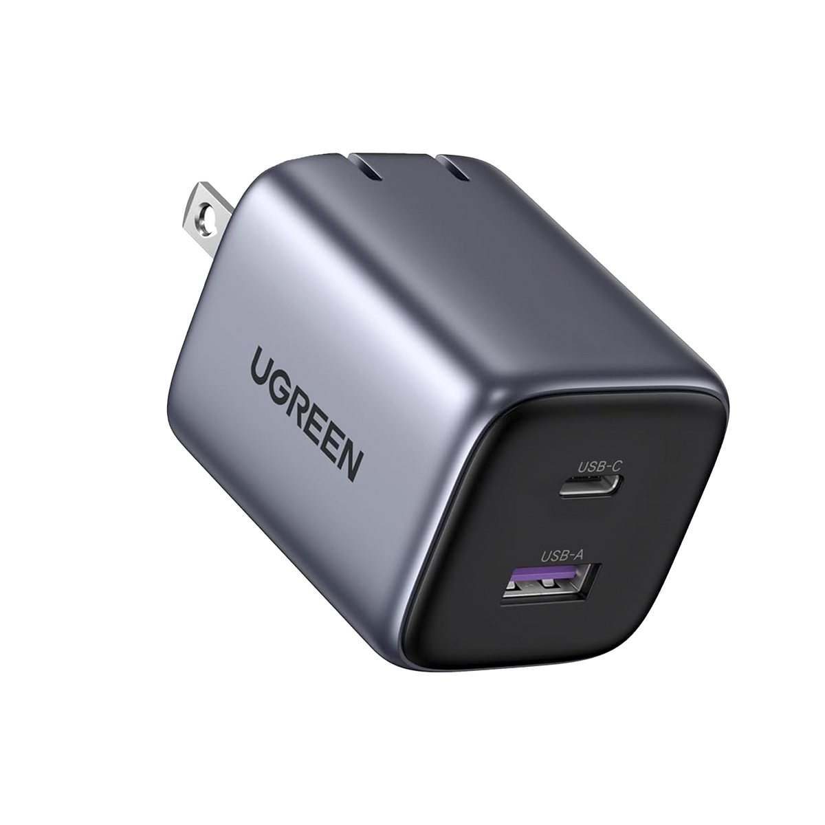 Cargador de 35W serie Nexode | 2 Puertos de Carga Rápida | USB-C y USB-A | Tecnología GaN II | Power Delivery 3.0 | Quick Charge 4.0 | Chip Confiable y Carga Inteligente | Optimiza la Experiencia de Carga | Tecnología Thermal Guard.
