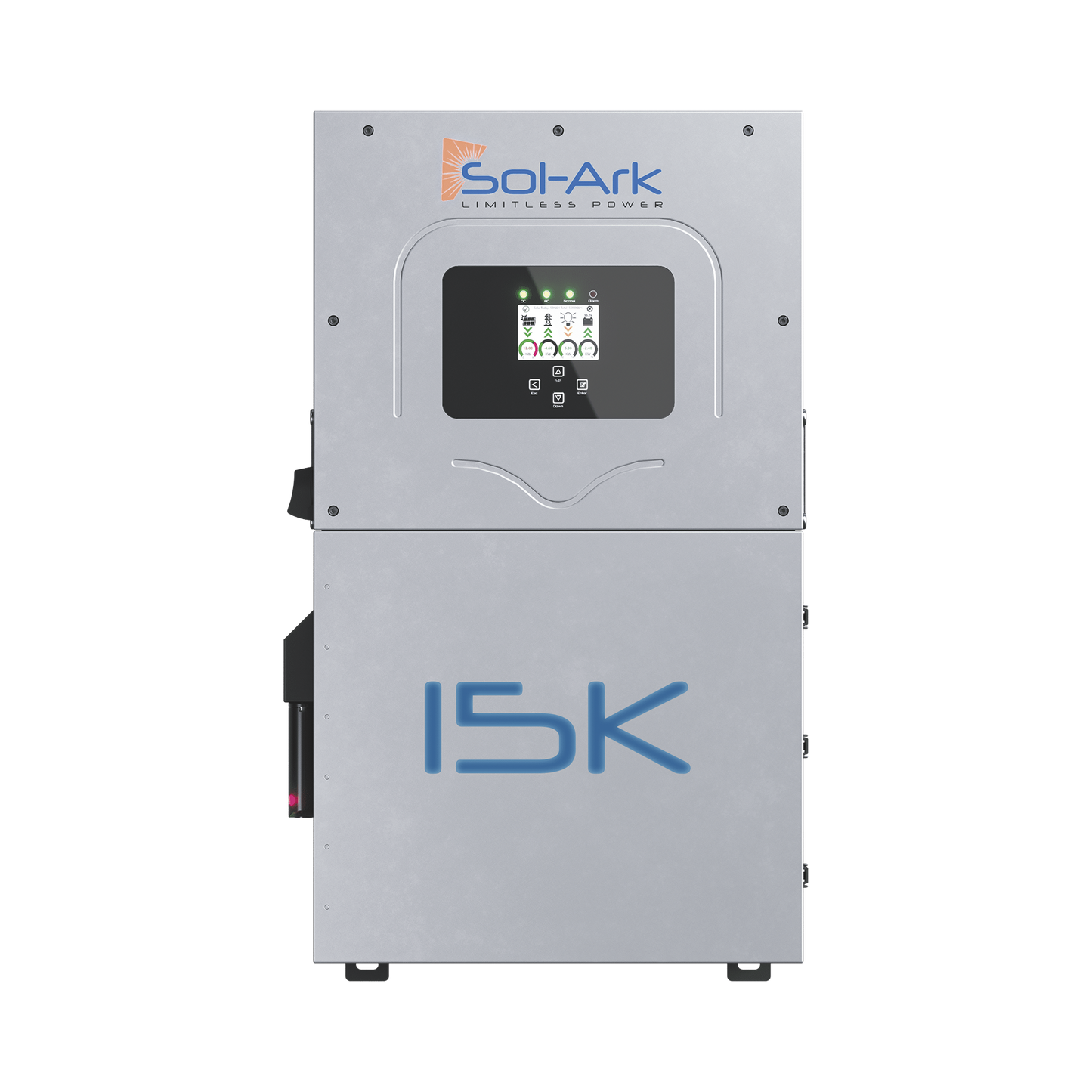 Inversor Hibrido SOL-ARK, 15 Kw, 220 Vcc, Fase Dividida, IP65, Entrada de Bater�as a 48 Vcc