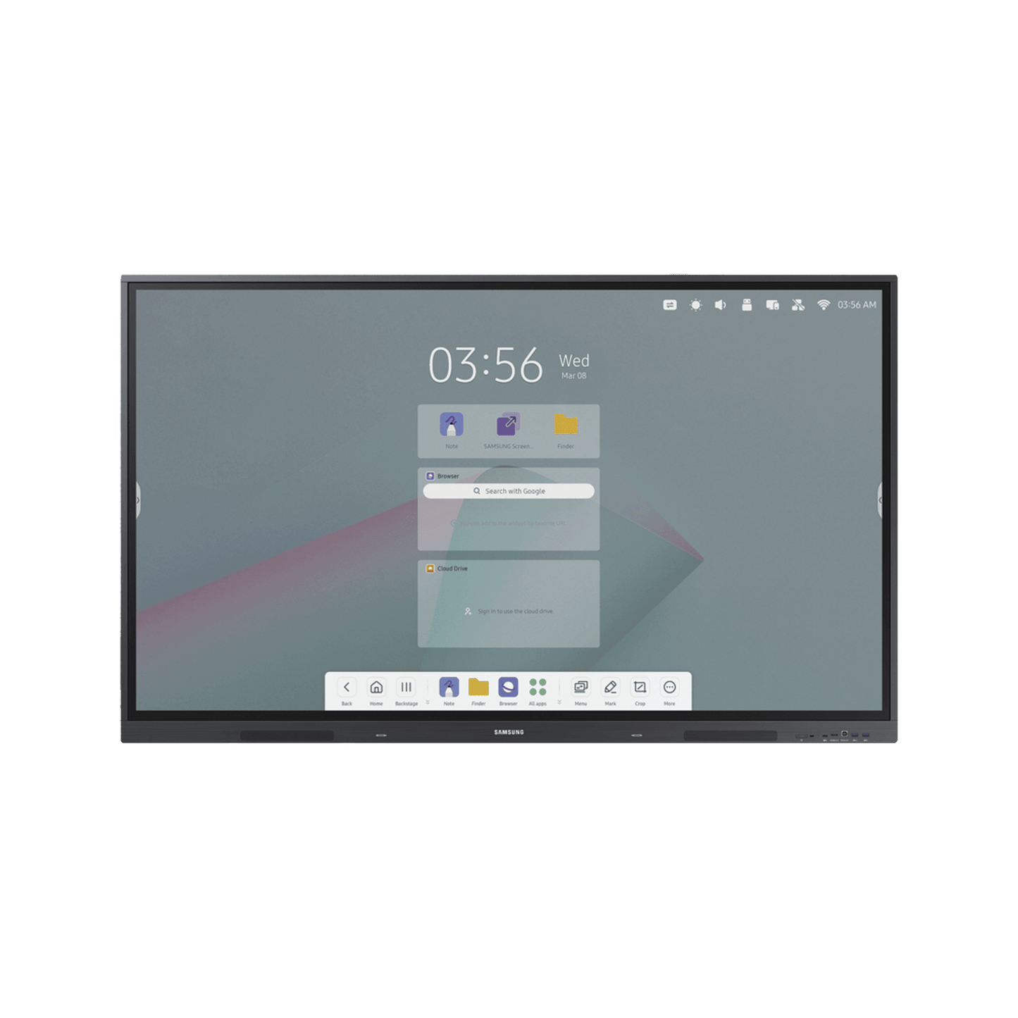 Pantalla tactil interactiva 75" Android 14 certificado con EDLA / Touch tipo IR / UHD / 400 nits / HDMI / USB / WIFI / RJ45 / Compatible con montajes VESA 800 x 400