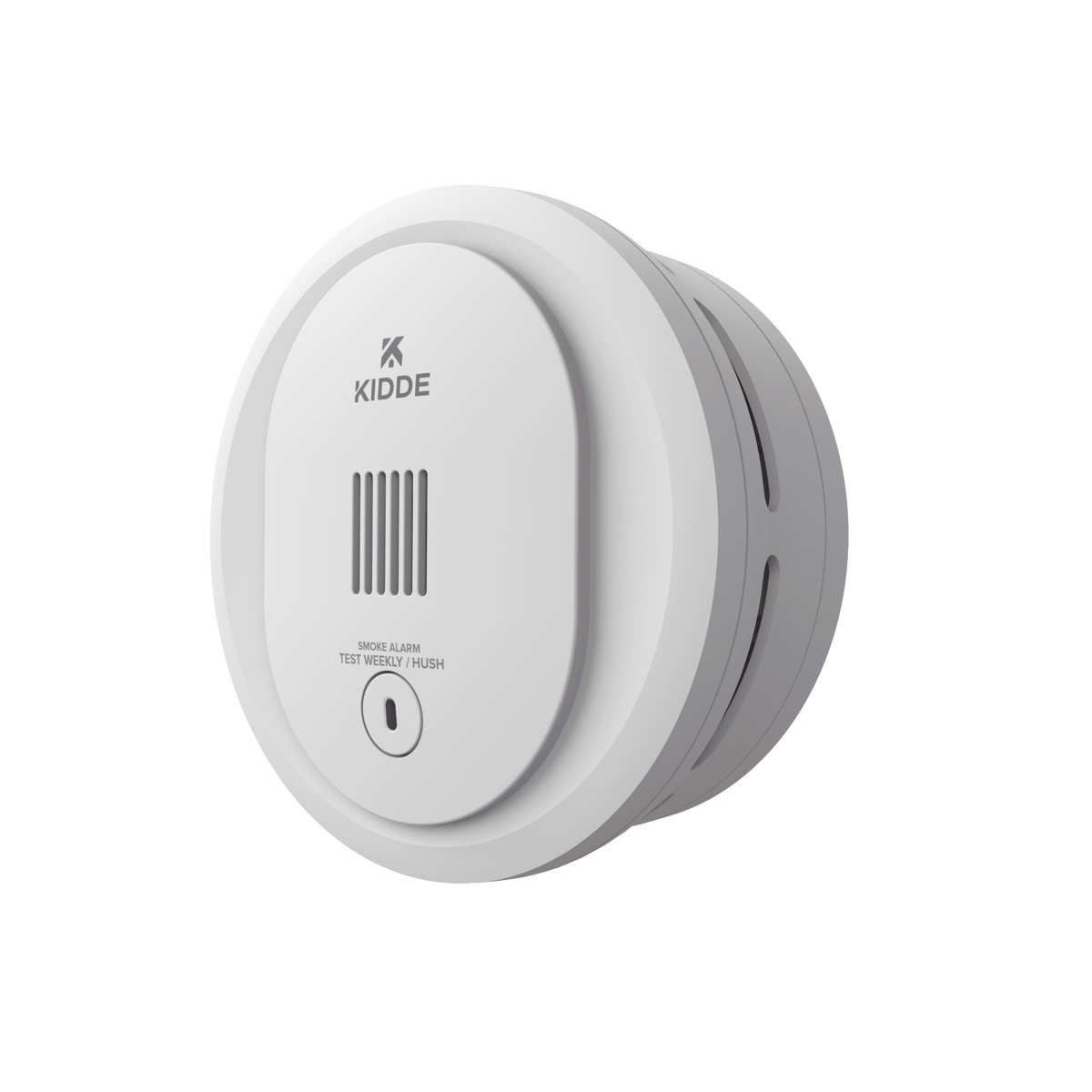 Detector de humo fotoeléctrico autónomo compacto con baterías AA reemplazables, pieza individual