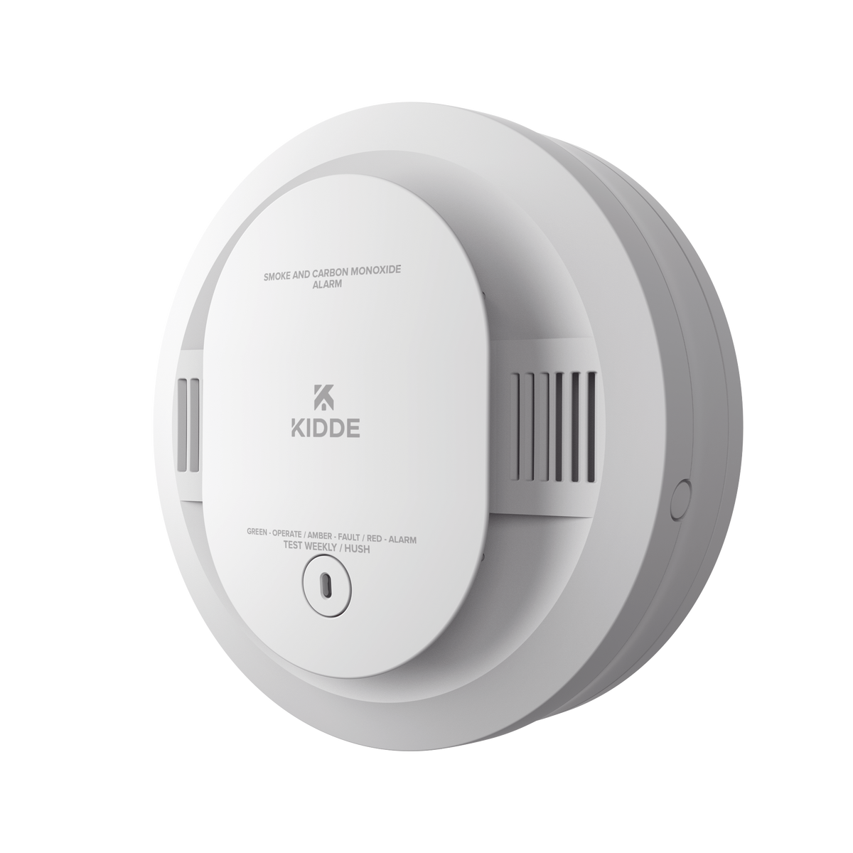 Detector combinado de humo y monóxido de carbono, fotoeléctrico y electroquímico, alimentado por baterías AA, paquete de 6