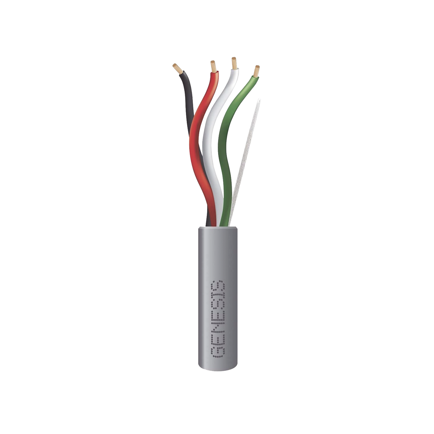 Bobina de 152 Metros (500 Pies) / Cable 4 x 16 AWG / Color Gris / Aplicaciones de Control / Riser