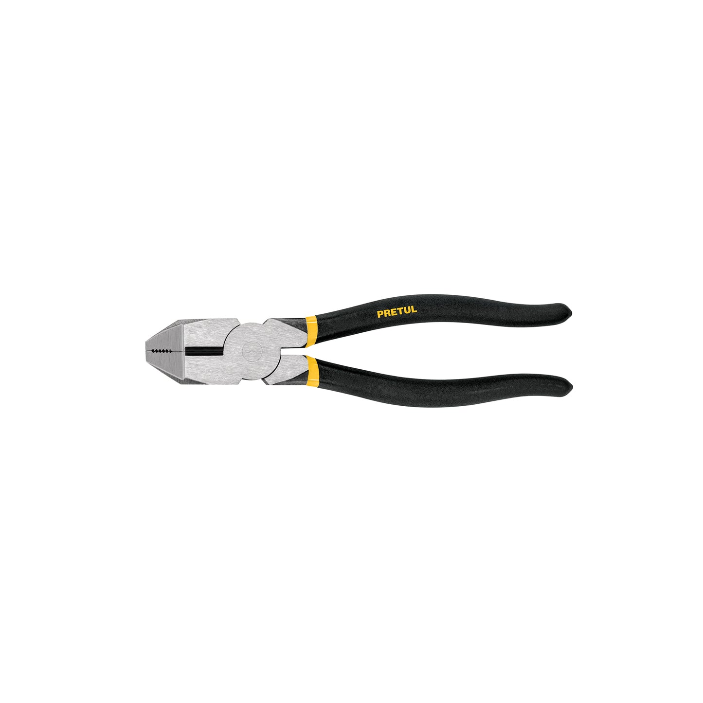 Pinza para electricista 9' uso rudo, mango de PVC, Pretul