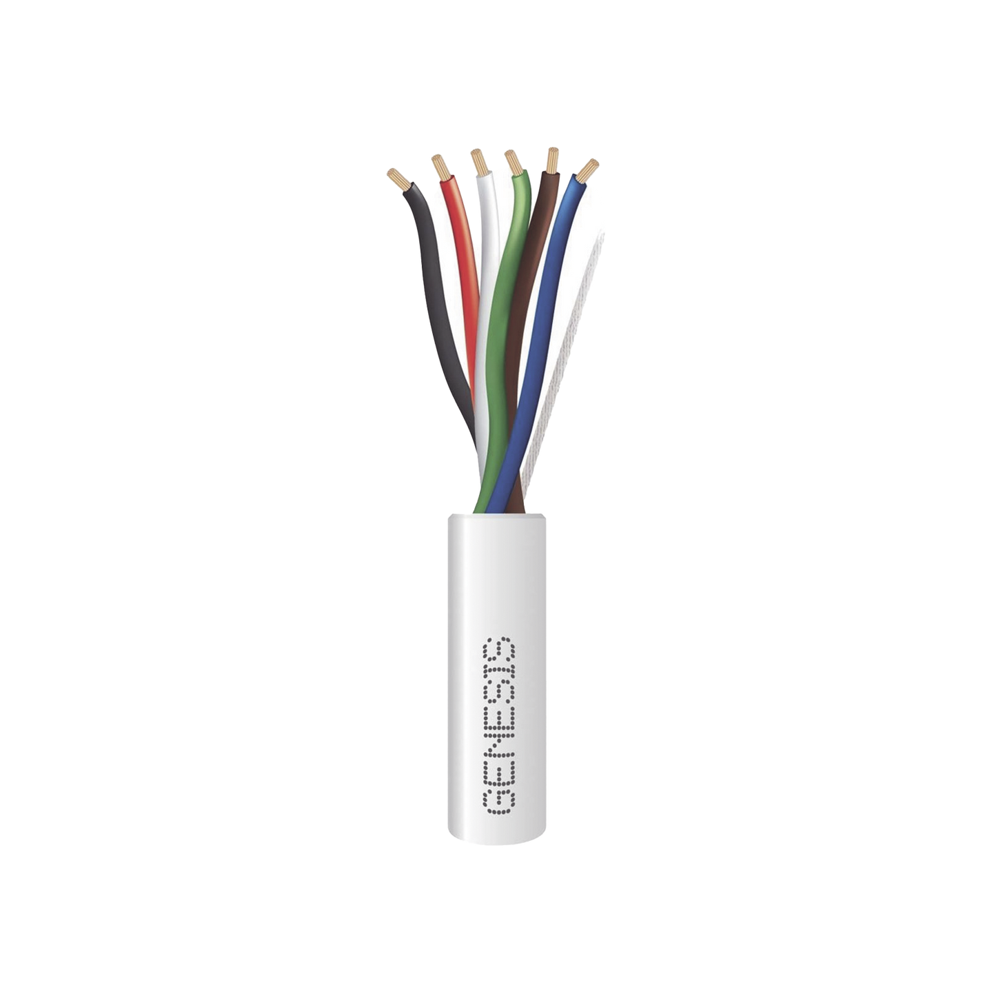 Carrete de 305 Metros (1000 Pies) / Cable de Cobre / 6 x 18 AWG / Plenum / Para Interior / Color Blanco / Para Aplicaciones de Alarmas de Intrusi�n/Control de Acceso/ Automatizaci�n / Interfonos y Tv Porteros