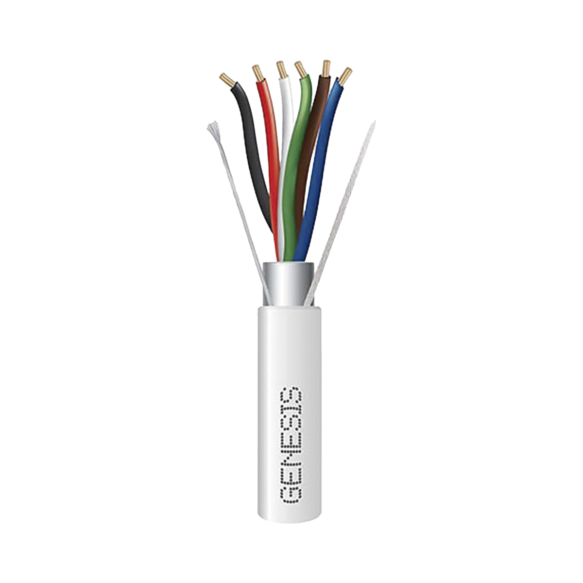 Carrete de 305 Metros (1000 Pies) / Cable de Cobre / 6 x 18 AWG / Plenum / Color Blanco / Blindado / Para Aplicaciones de Alarmas de Intrusi�n / Control de Acceso / Automatizaci�n / Interfonos y Tv Porteros