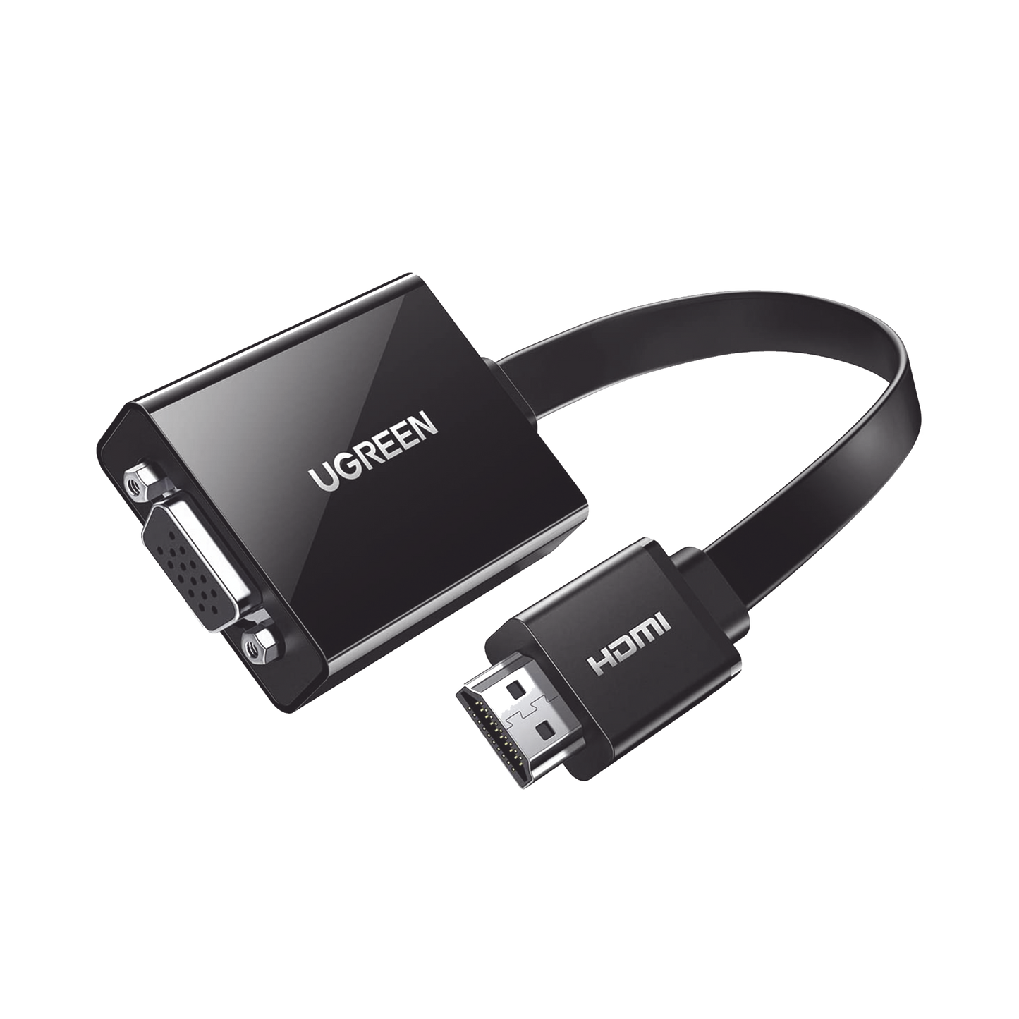 Adaptador HDMI a VGA / Resoluci�n 1080P / Audio 3.5mm / Con Puerto Micro USB para Alimentaci�n / Plug & Play / No Requiere Controlador / ABS / Flexible y Duradero