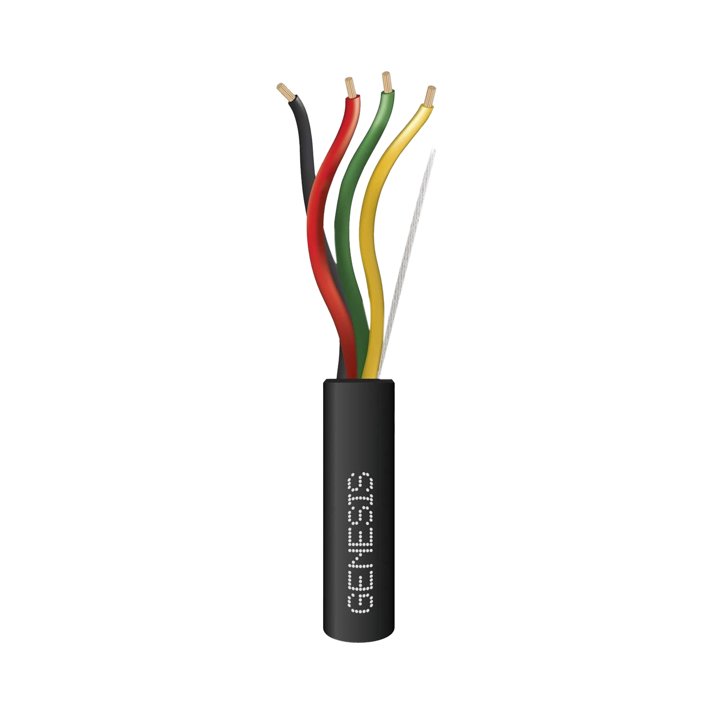 Carrete de Cable 305 Metros (1000 Pies) / 4 x 18 AWG / Cable Direct Burial / Para Uso en Intemperie / Uso en Aplicaciones en Sistemas de Detecci�n de Incendio, Sistemas de Evacuaci�n, Control de Acceso
