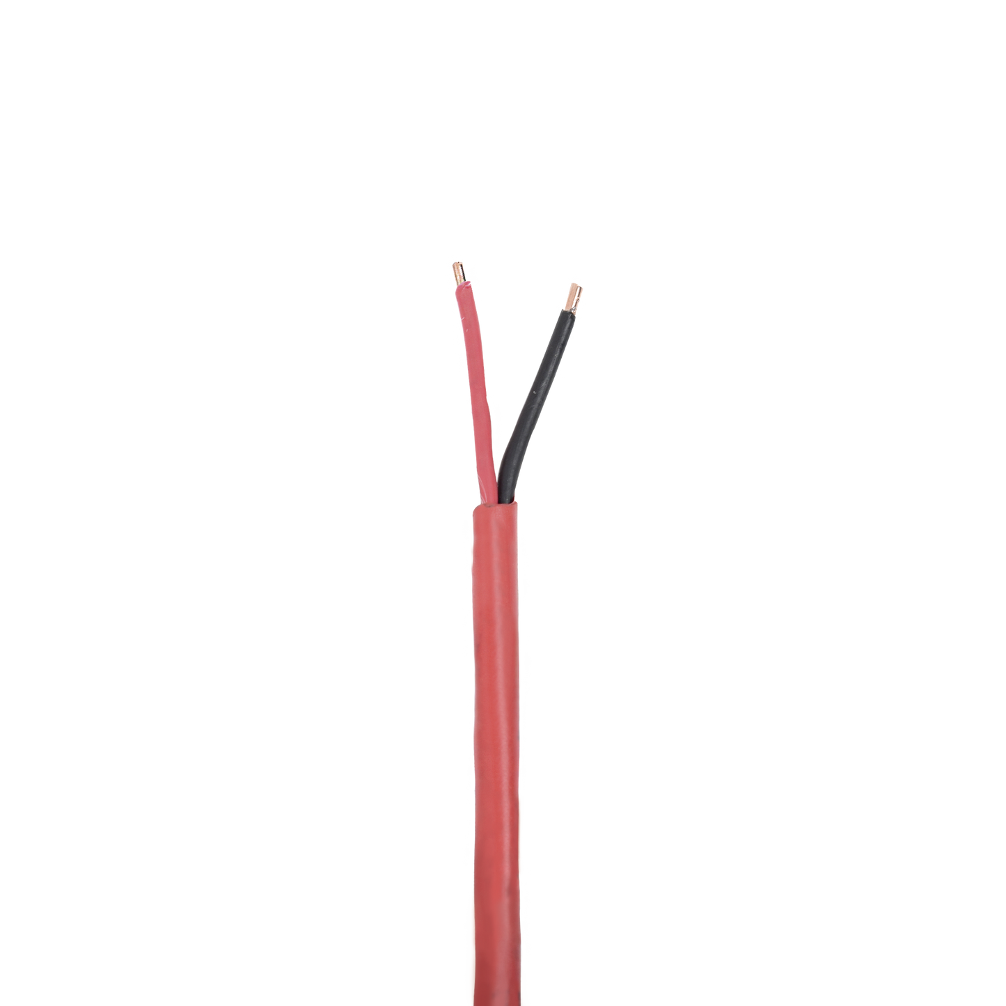 Bobina de 305 Metros (1000 Pies) de Alambre / 2 x 18 AWG / Riser / Tipo FPLR-CL3R, FT4 / Color Rojo / Para Aplicaciones en Sistemas de Detecci�n de Incendio y Sistemas de Evacuaci�n