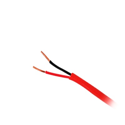 Bobina de 305 Metros (1000 Pies) / Alambre de Cobre / 2 x 16 AWG / Riser / Tipo FPLR, CL3R, C (UL) FT4 / Color Rojo / Para Aplicaciones en Sistemas de Detecci�n de Incendio y Sistemas de Evacuaci�n