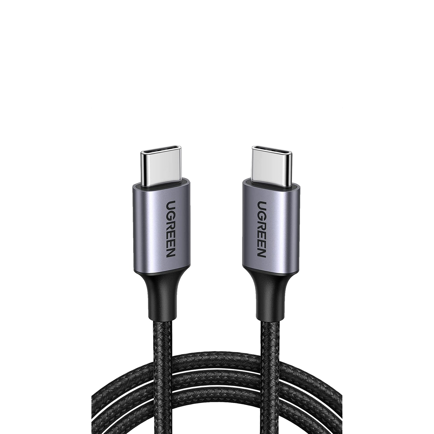 Cable USB-C a USB-C | 2 Metros (6.56 Pies) | Transferencia de Datos de 480 Mbps | Carga R�pida de Hasta 60W | QC 4.0/3.0/2.0 | PD3.0 | FPC | AFC | Protecci�n Integrada | Caja de Aluminio | Nylon Trenzado | Color Negro