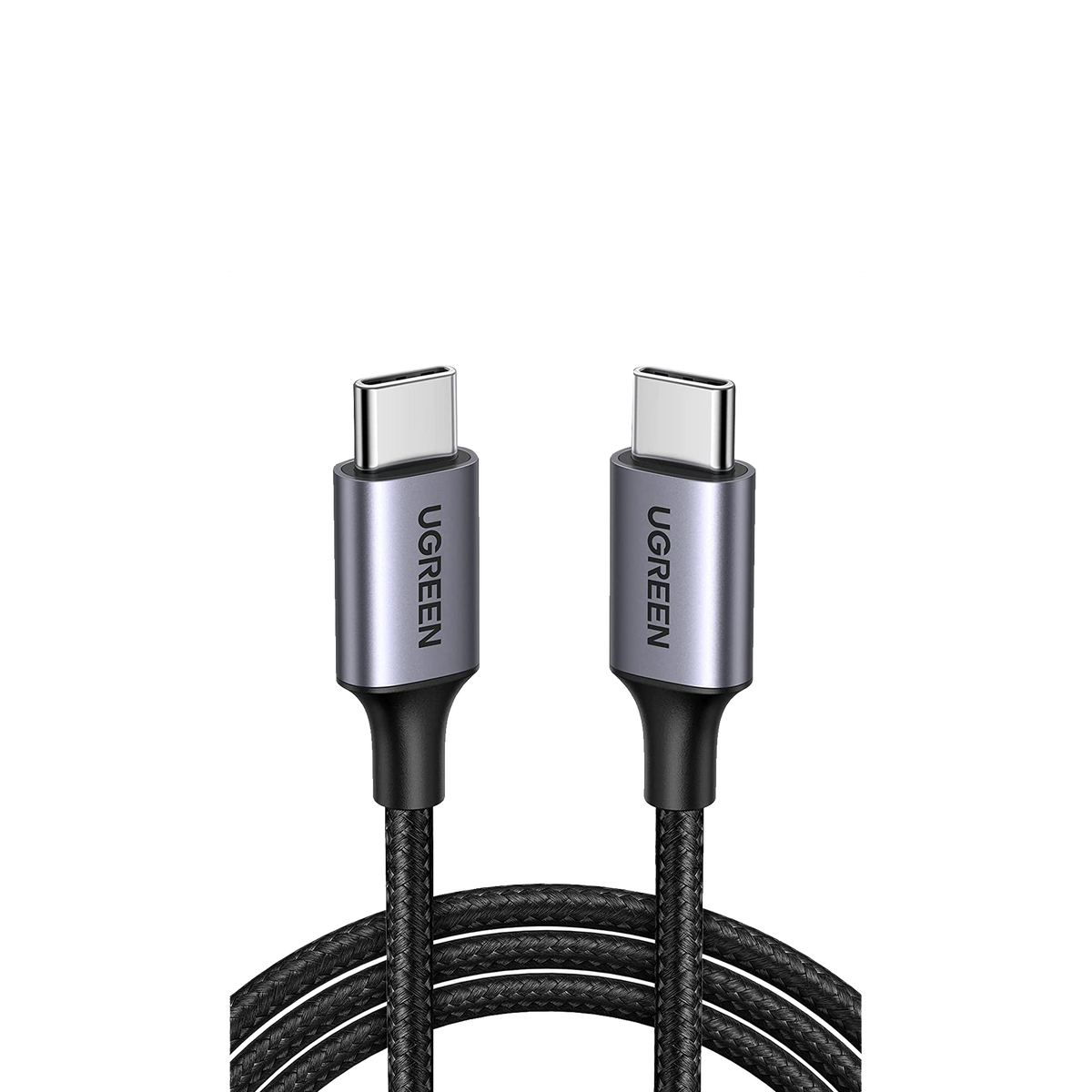 Cable USB-C a USB-C | 2 Metros (6.56 Pies) | Transferencia de Datos de 480 Mbps | Carga R�pida de Hasta 60W | QC 4.0/3.0/2.0 | PD3.0 | FPC | AFC | Protecci�n Integrada | Caja de Aluminio | Nylon Trenzado | Color Negro