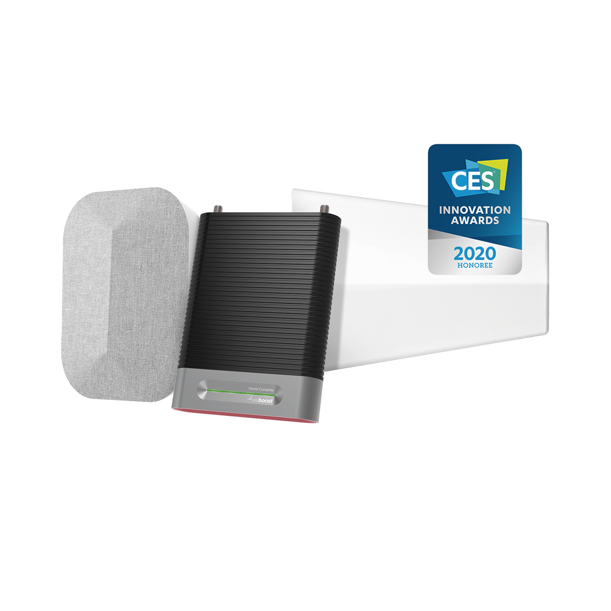 KIT Amplificador de Señal Celular, HOME COMPLETE | Mejora la Señal Celular de todos los Operadores | Cubre áreas en interior de hasta 1200 m² con 4 antenas