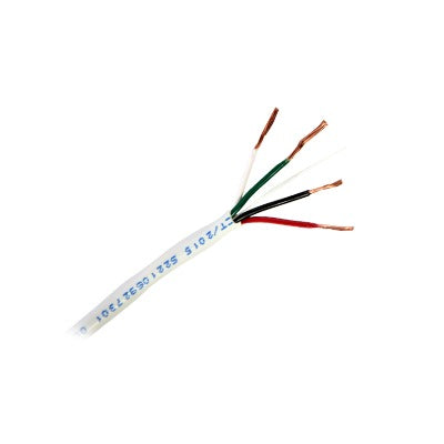 Bobina de 305 Metros (1000 Pies) / Cable de Cobre / 4 X 18 AWG / Tipo Alarmas UL / Para Interior / Color Gris / Para Aplicaciones de Alarmas de Intrusi�n / Interfonos / TV Porteros / y Multi-Prop�sito / Hecho en M�xico