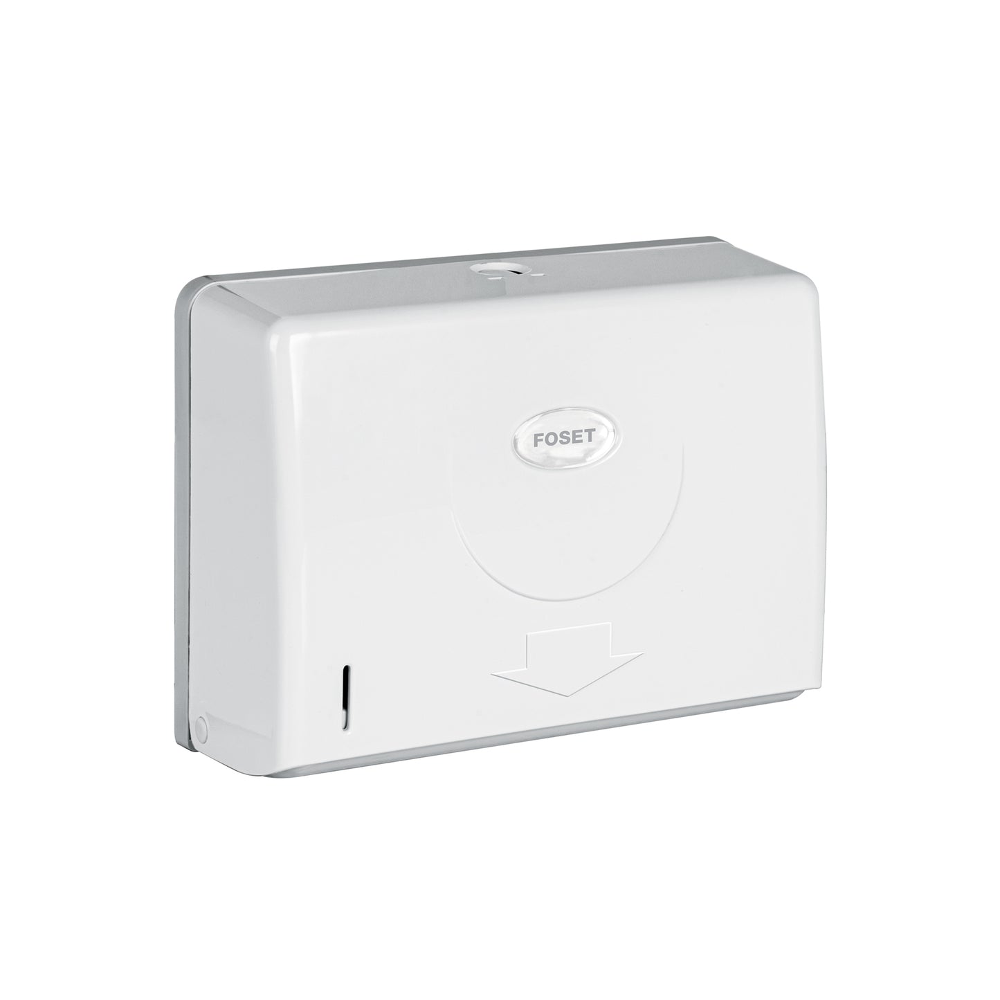 Dispensador junior p/toallas de papel, blanco, Foset Basic