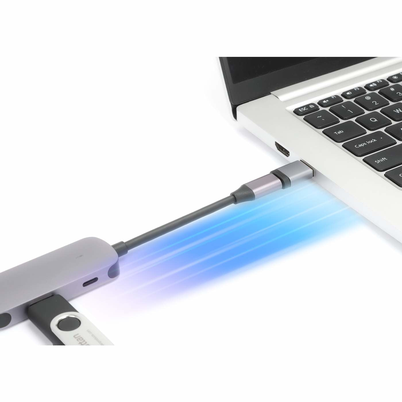 Adaptador USB-A a USB-C MANHATTAN 356305 - Vista 6