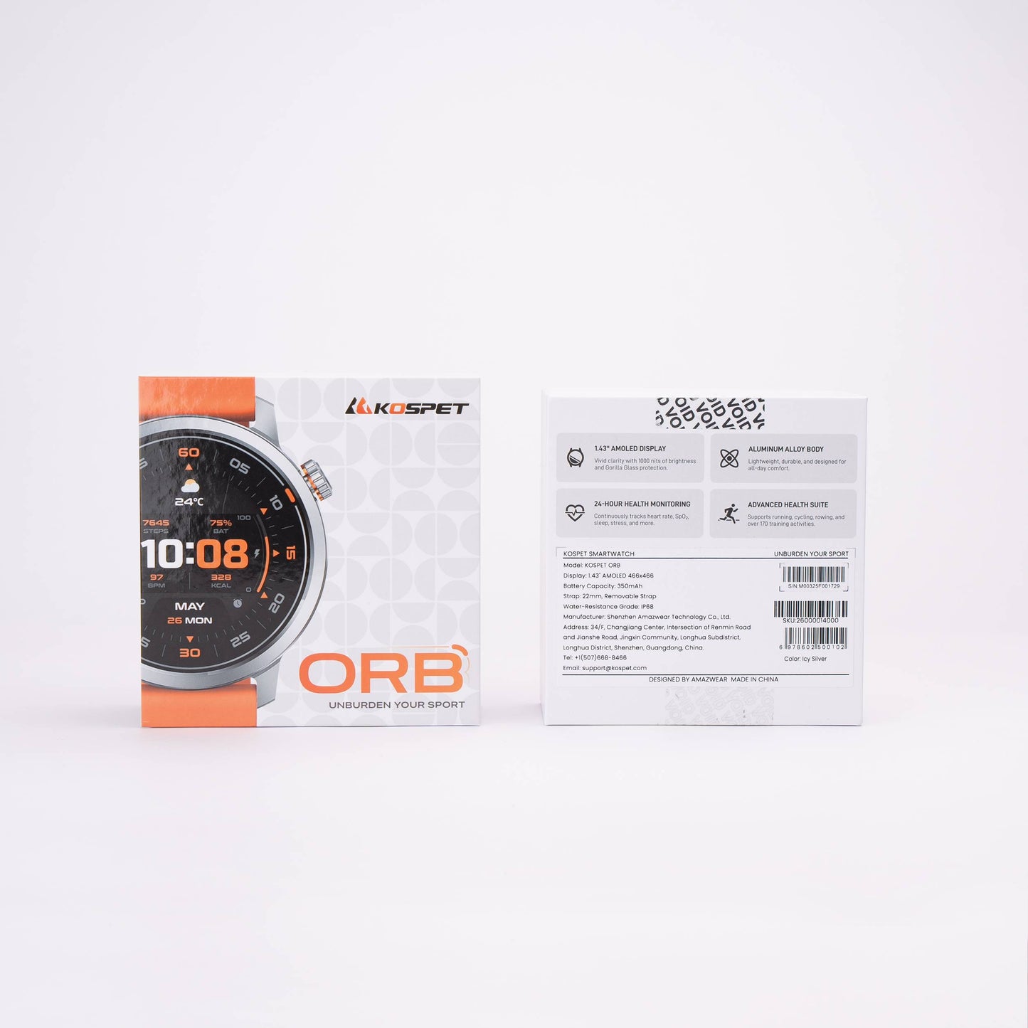 Smartwatch KOSPET KOSPET ORB tmko-013 - Vista 5