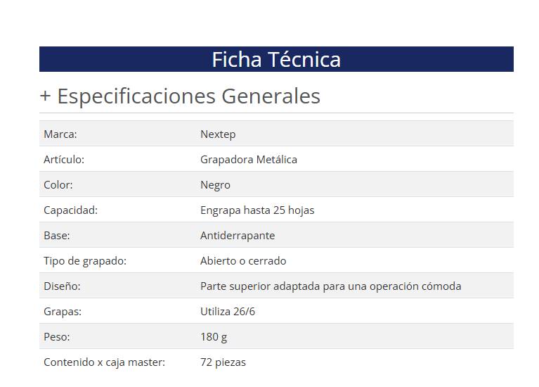 Engrapadora Nextep NE-103 - Vista 4