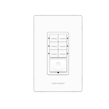 Botonera de 7 Escenas Inteligente ZIGBEE Orvibo T10S7ZW-1UO - Vista 3