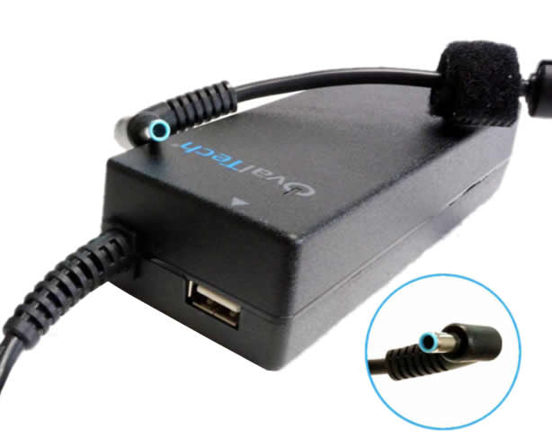 Adaptador para Computadora Portatil OVALTECH 19.5V/4.62AH C/Blister + USB - Vista 2
