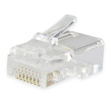 Plugs de Red RJ45, CAT5E, Bote 100 Pzs BROBOTIX 263786 - Vista 4