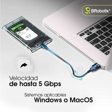 Gabinetes para Discos Duros BROBOTIX 6007587 - Vista 4