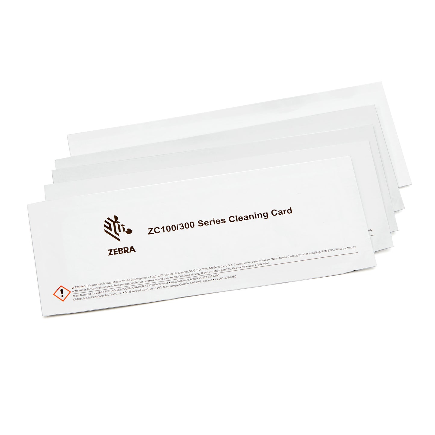 Kit de Limpieza para Impresora de Credenciale ZEBRA 105999-311-01 - Vista 2