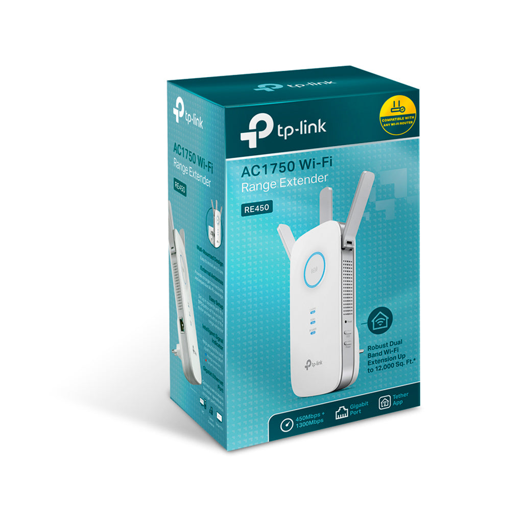 Extensor de Rango Dual Band TP-LINK RE450 - Vista 3