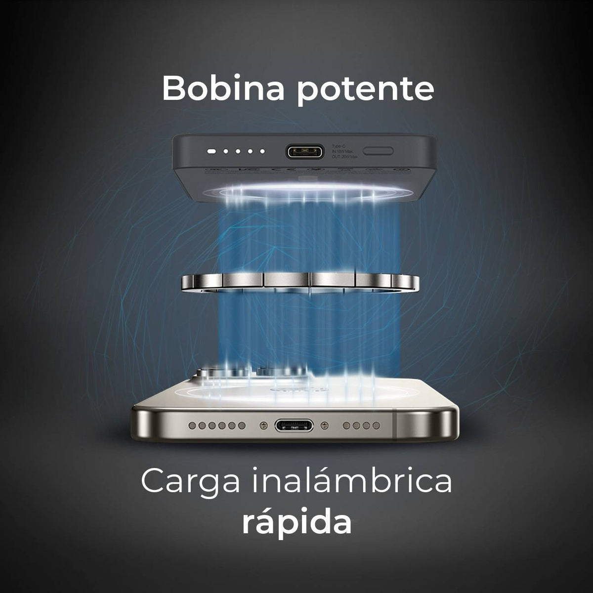 Power banks ACTECK ENERGON GO SLIM PRO PM50 - Vista 4