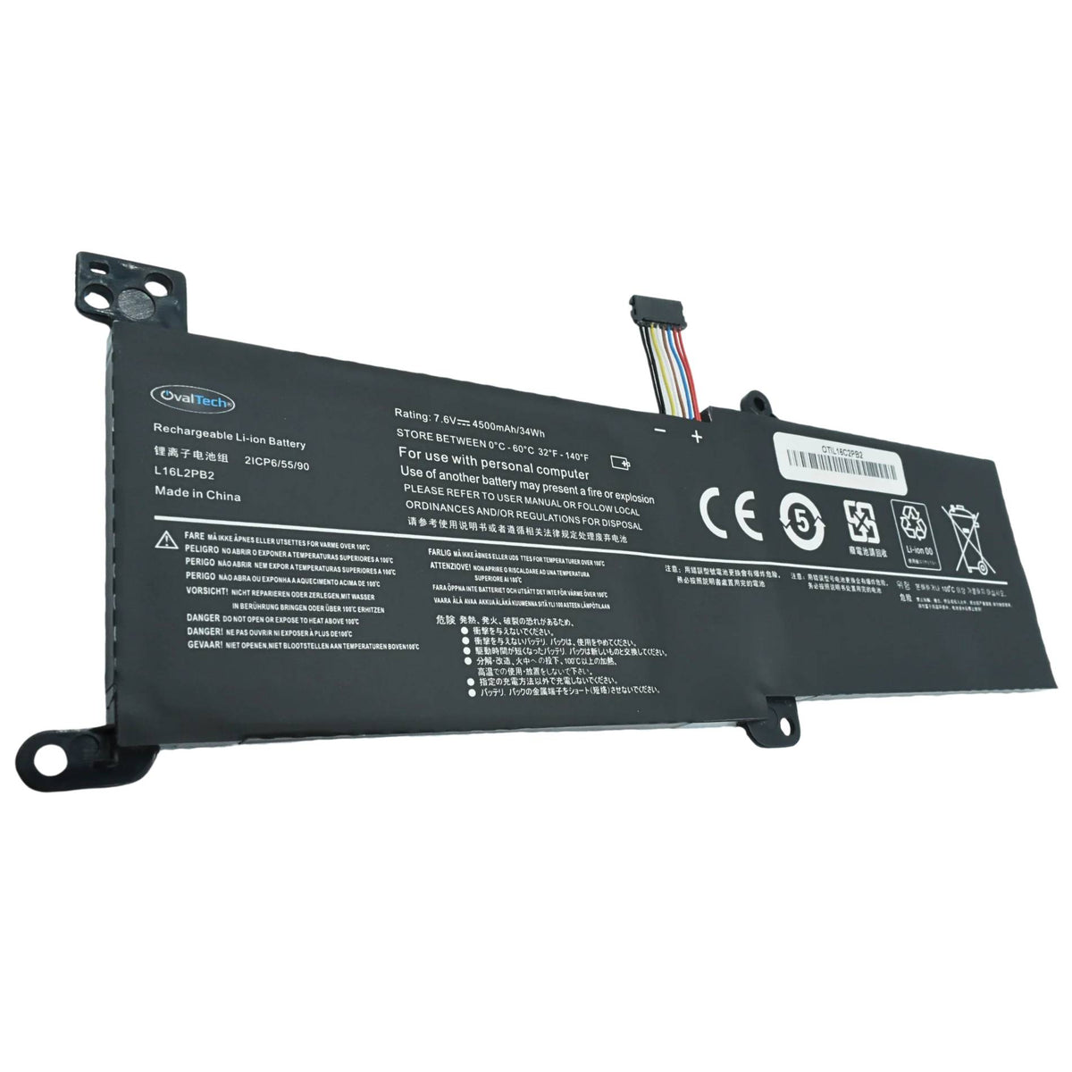 Baterias para Laptops OVALTECH OTIL16C2PB2 - Vista 2