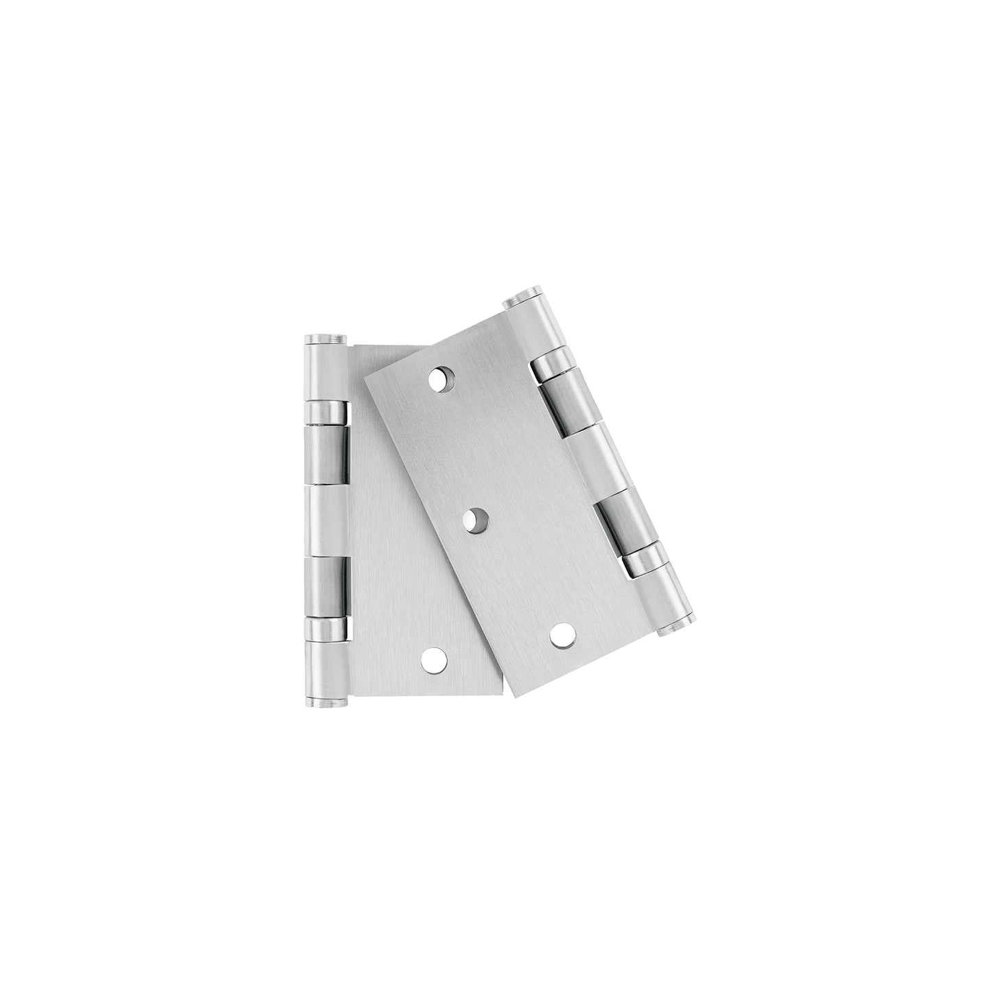 Bolsa c/2 bisagras cuadradas 3-1/2' acero inox, plana
