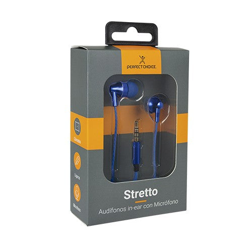 AUDIFONOS IN EAR CON MICROFONO PERFECT CHOICE STRETTO - Vista 4