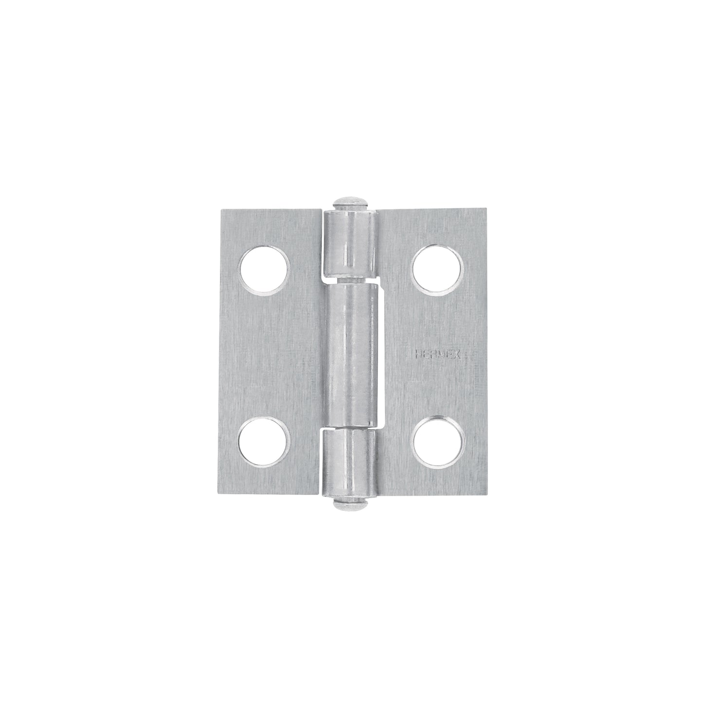 Bisagra rectangular 1' acero pulido, HERMEX