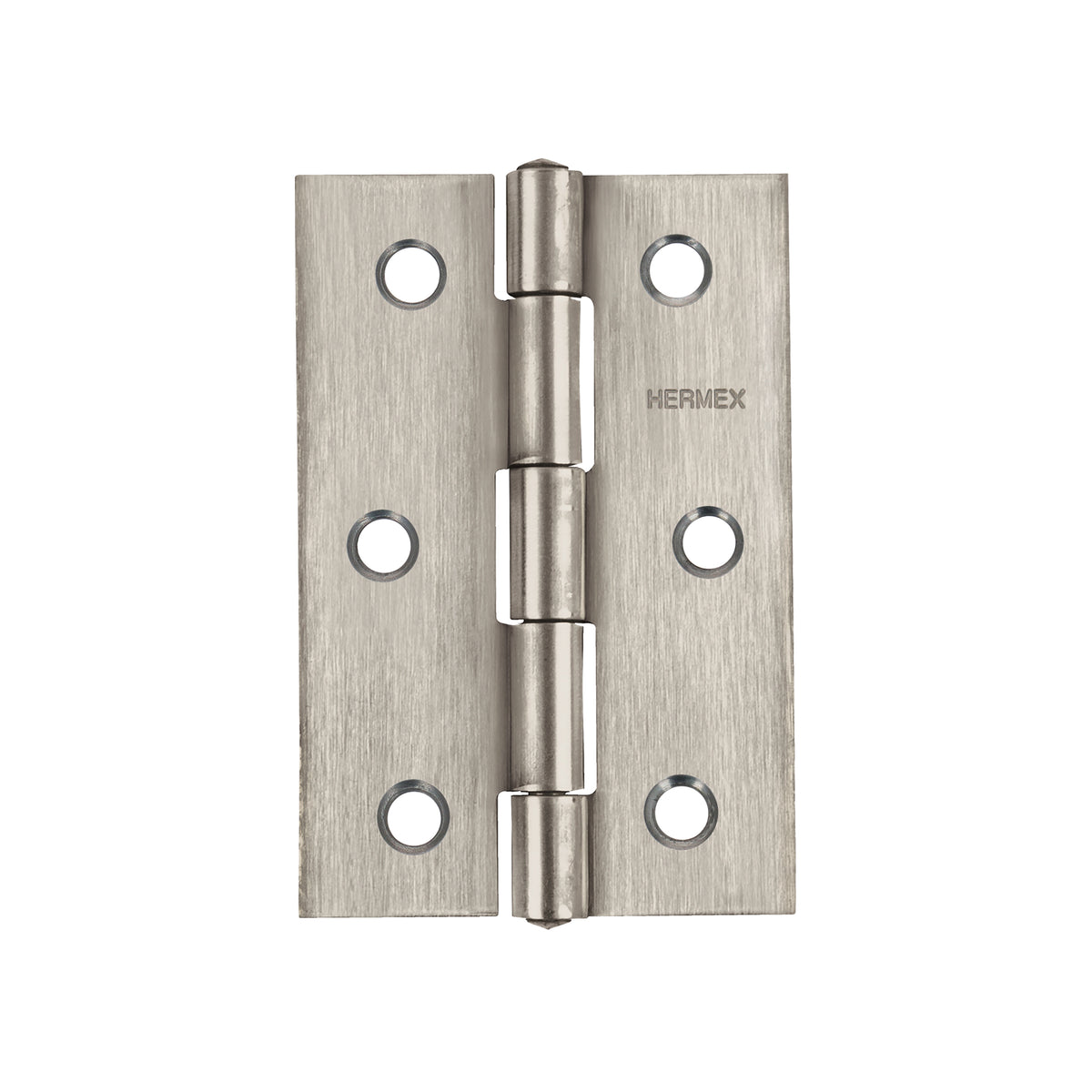 Bisagra rectangular 2-1/2' acero inoxidable, HERMEX
