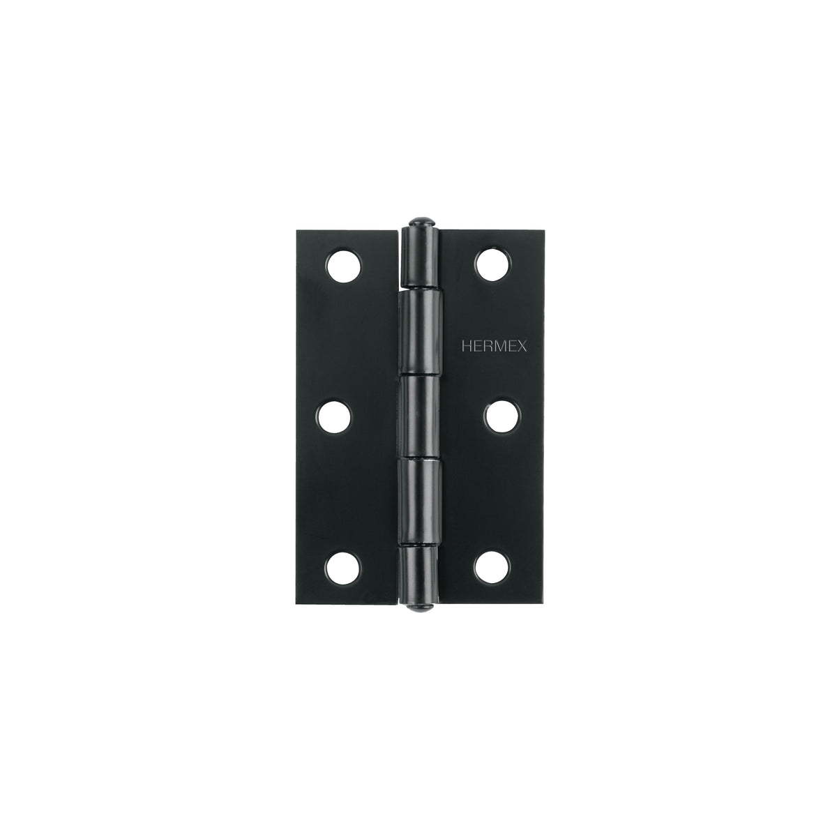 Bisagra rectangular 3' negra, HERMEX