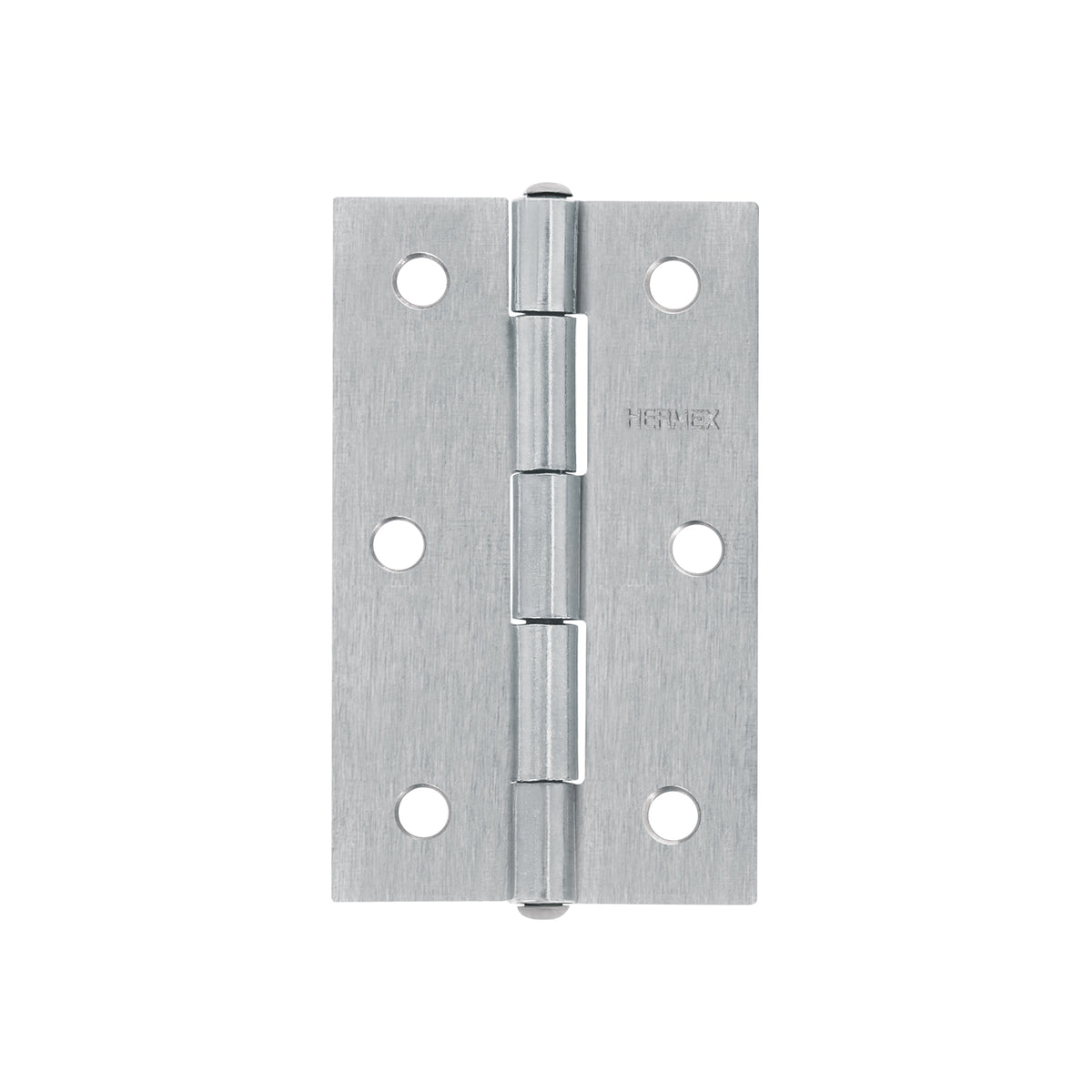 Bisagra rectangular 3-1/2' acero pulido, HERMEX