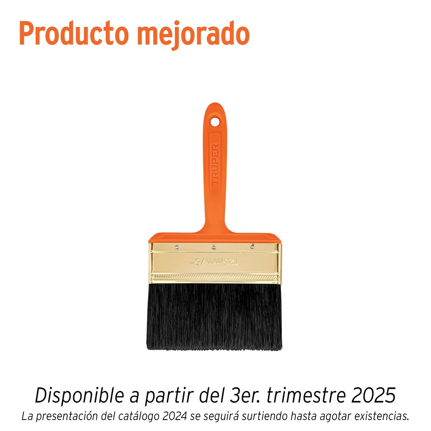 Brocha profesional de 5' con mango de plástico, Truper