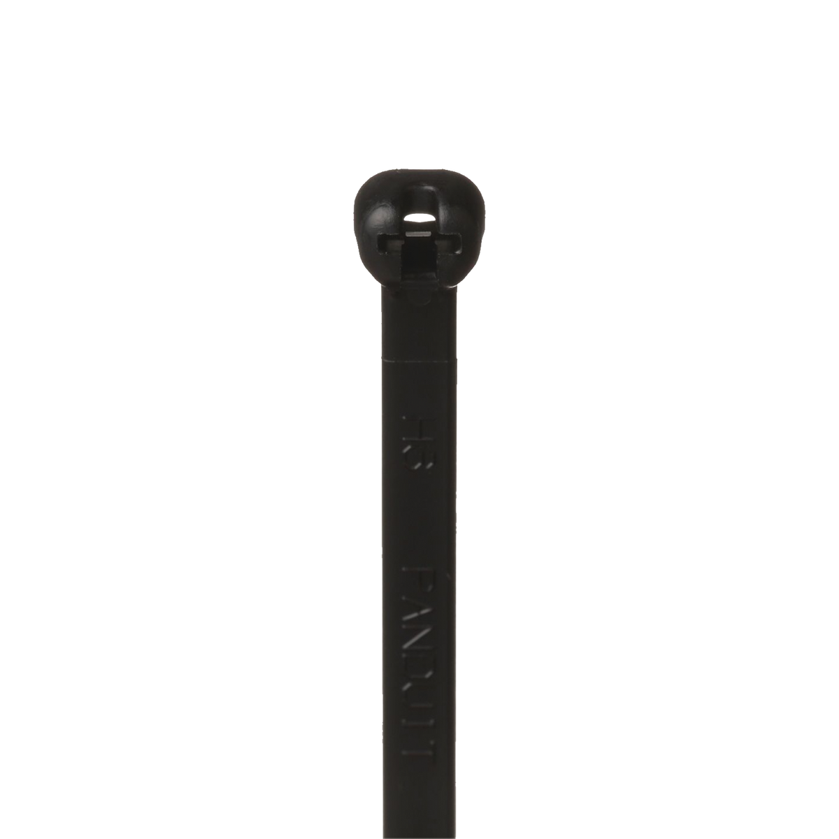 Cincho de Nylon 6.6 Dome-Top®, Con Lengüeta de Bloqueo de Acero Inoxidable, 203 mm largo x 4.7mm ancho, Color Negro, Exterior Resistente a Rayos UV, Paquete de 100pz