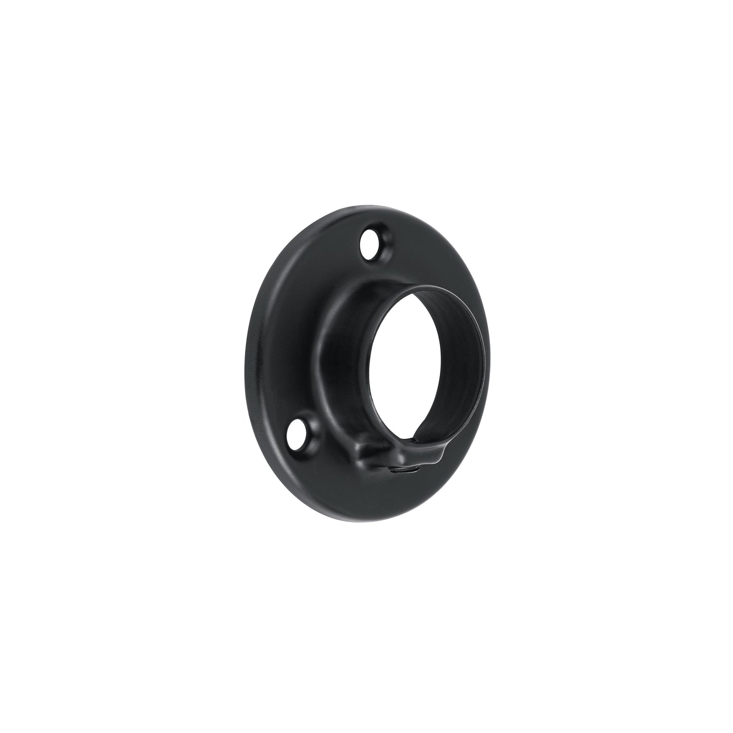 Brida negra para tubo redondo de closet, HERMEX