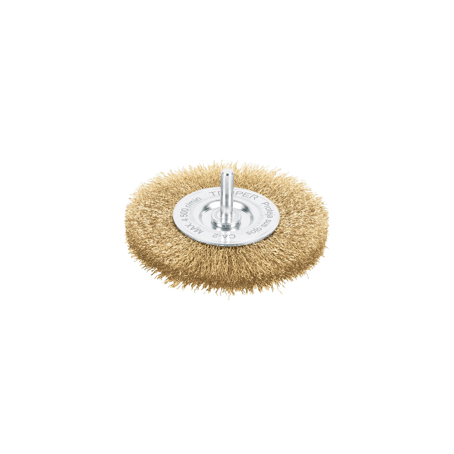 Carda circular 4' alambre fino para taladro, Truper