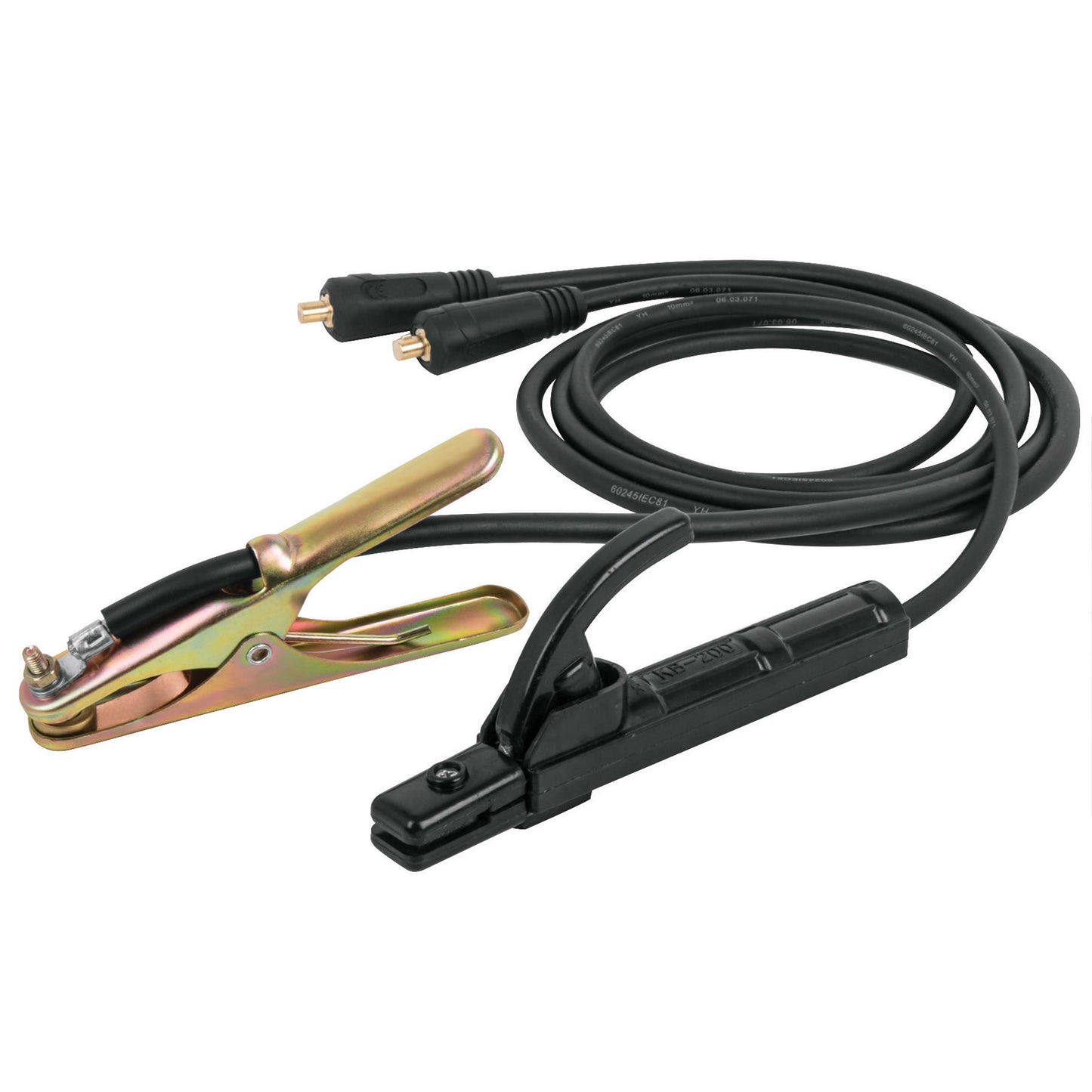 Cables p/electrodo y p/tierra 200A c/conector 1/2', EXPERT