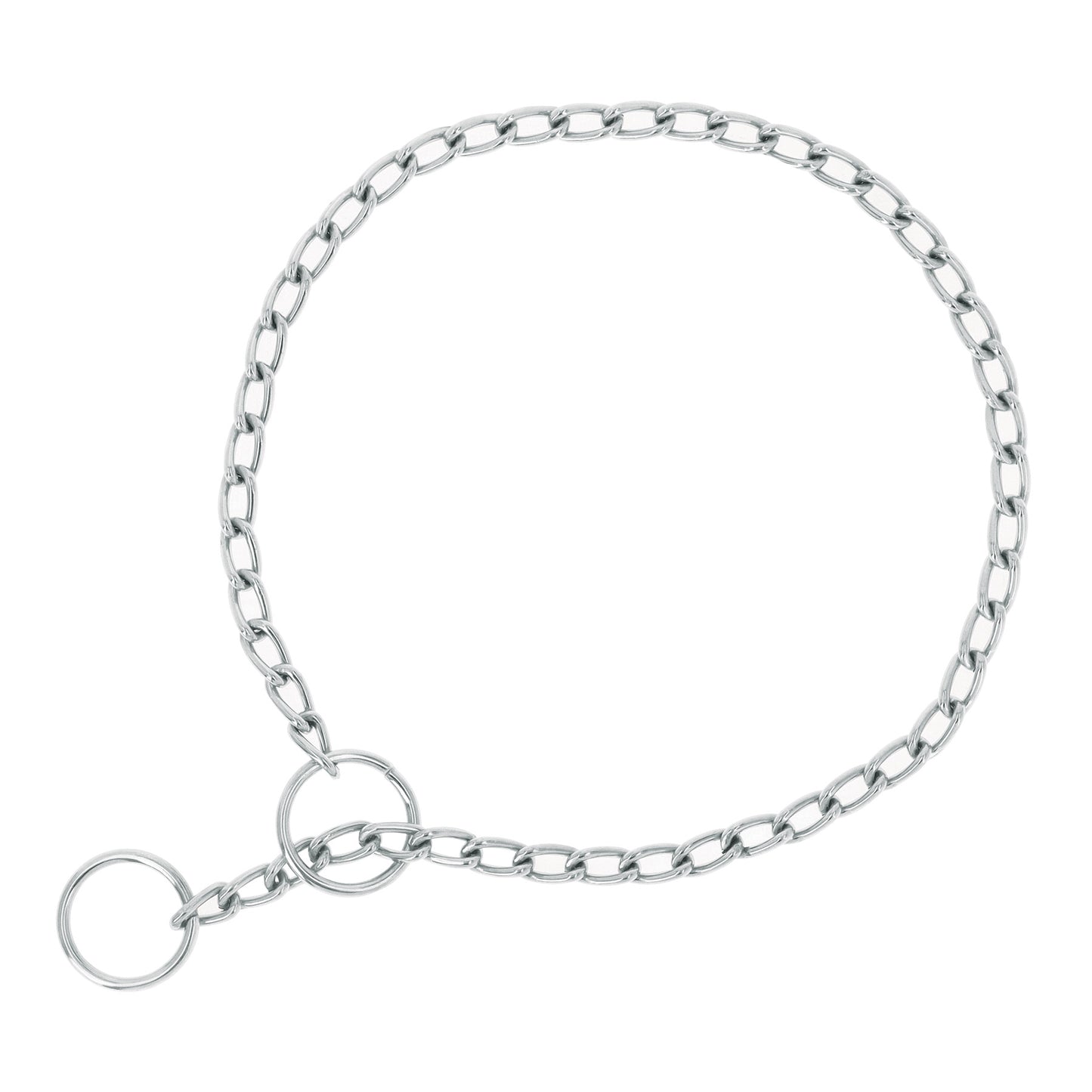 Collar de entrenamiento para perro, 45 cm, eslabón 2 mm