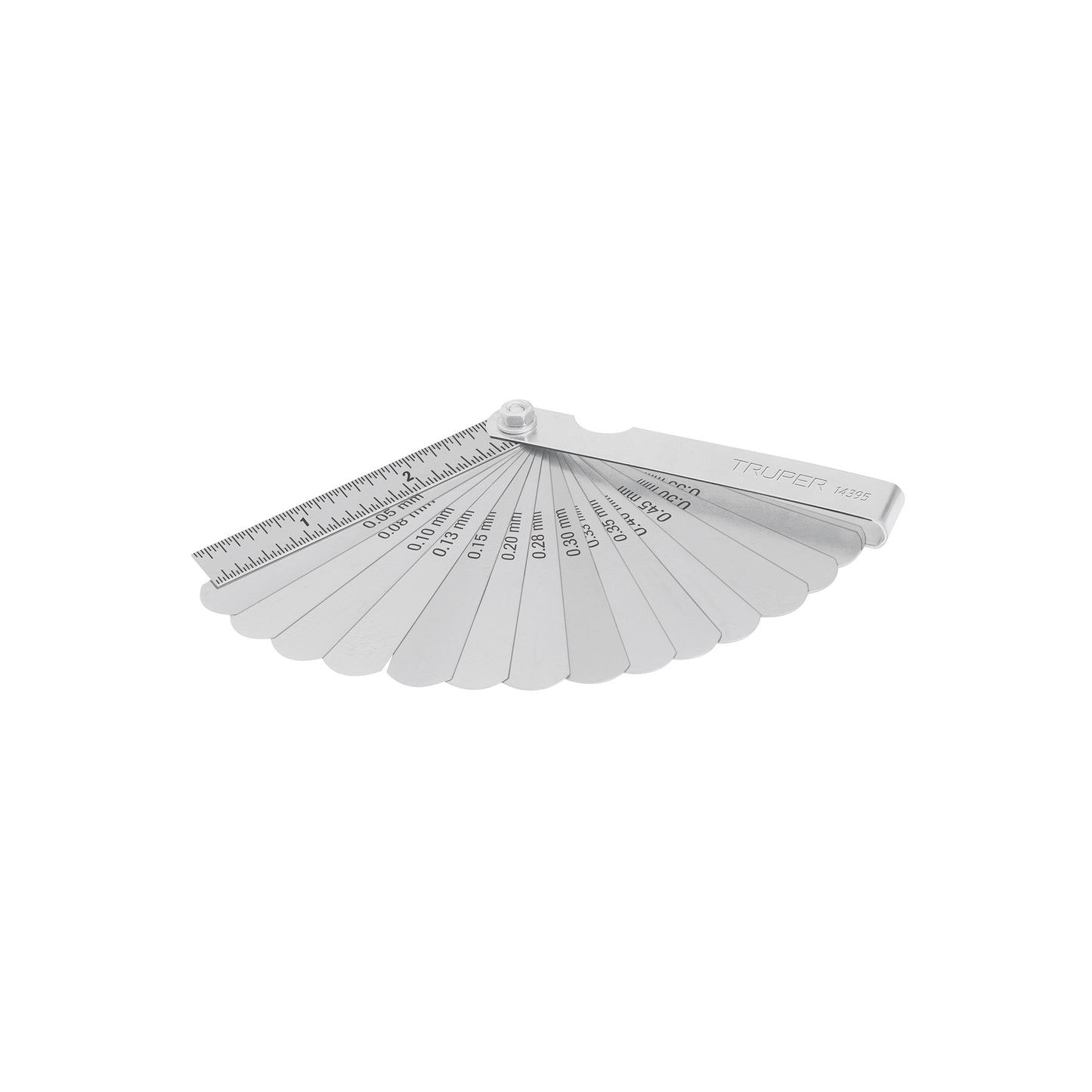 Calibrador de 15 hojas std / mm, Truper