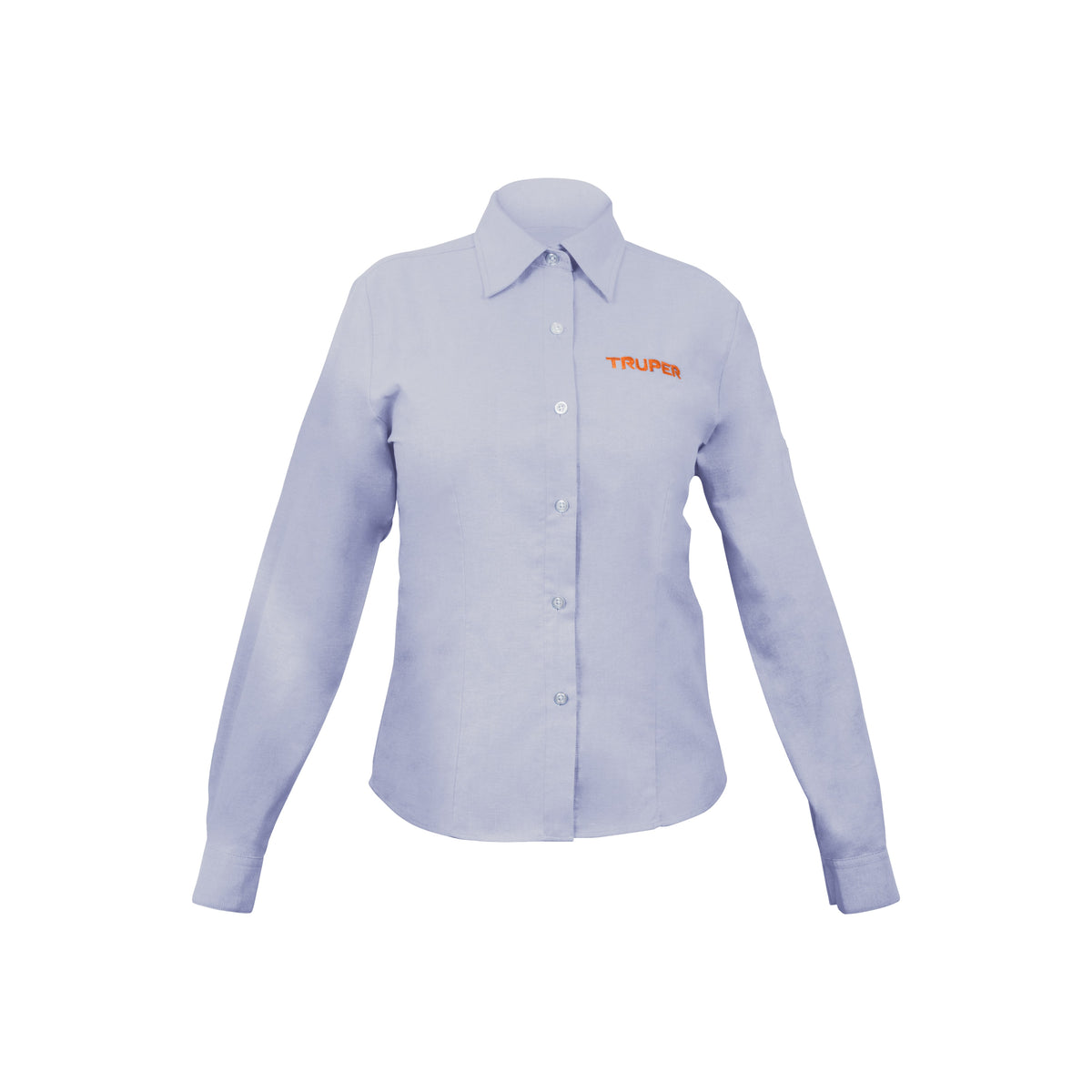 Camisa manga larga para mujer, azul, CH, Truper