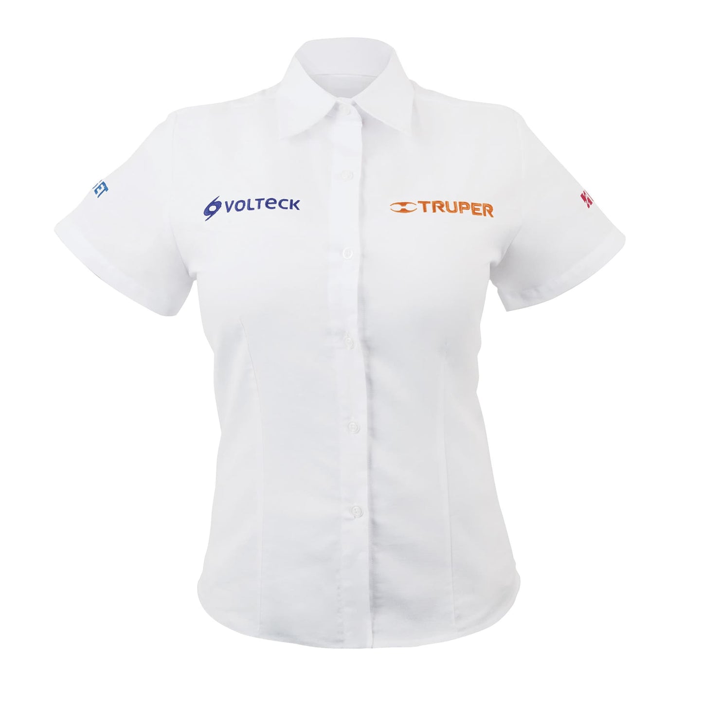 Camisa manga corta para mujer, blanca, EG, Truper