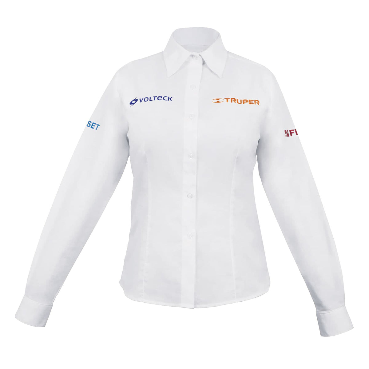 Camisa manga larga para mujer, blanca, EG, Truper