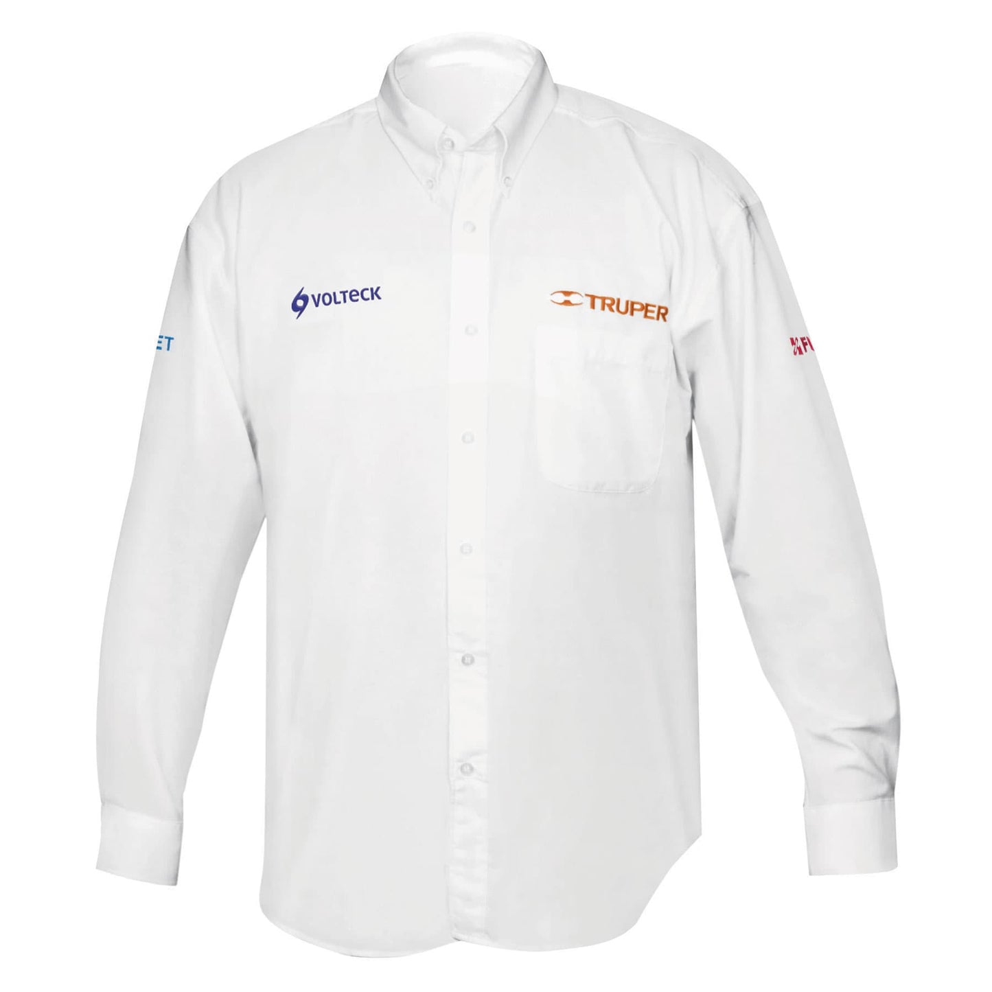 Camisa manga larga para hombre, blanca, CH, Truper