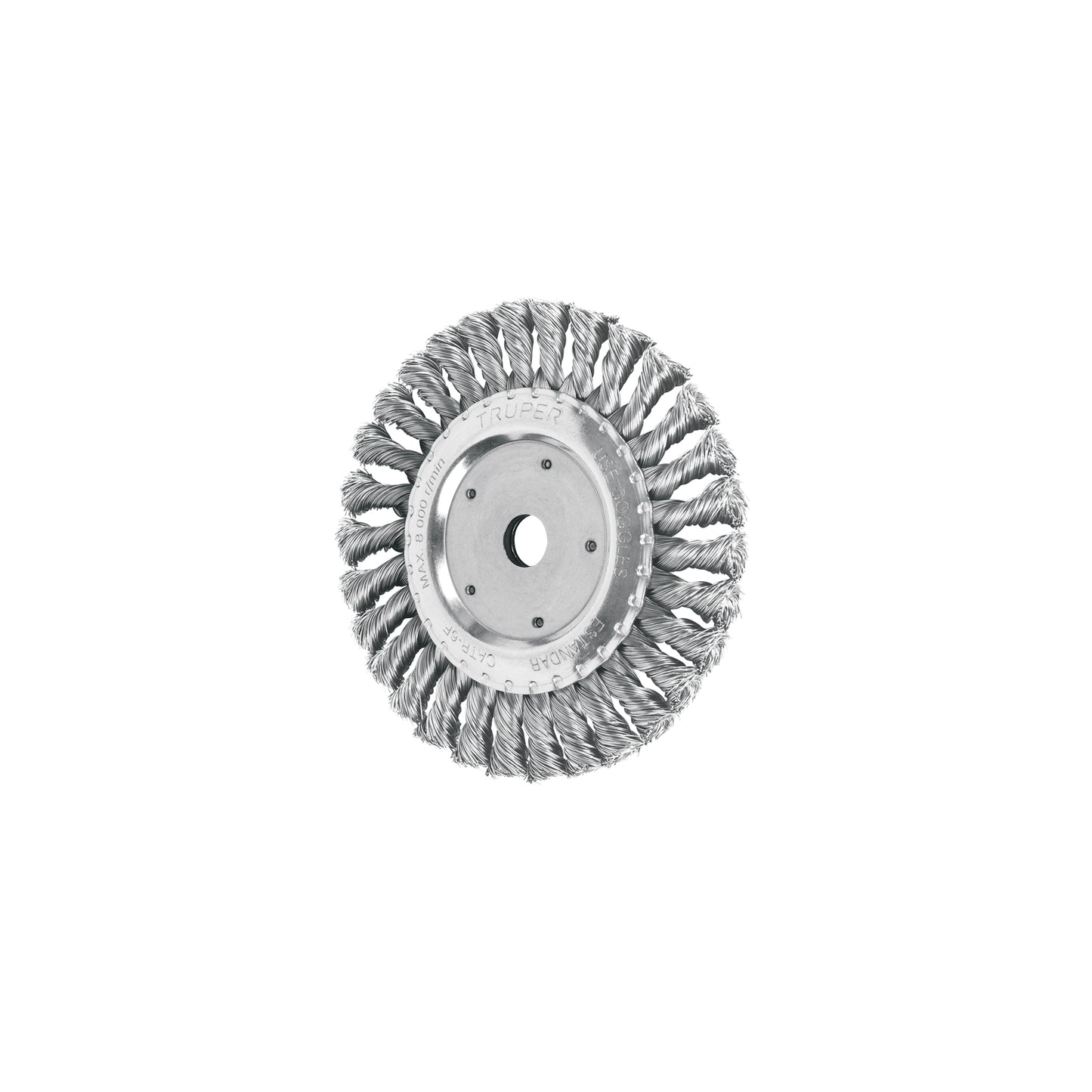 Carda trenzado fino 6' x 5/8' para esmeril, Truper