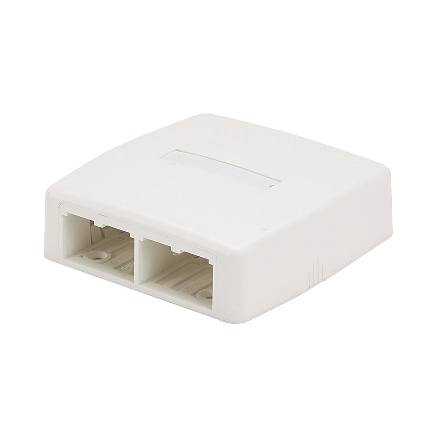 Caja de Montaje en Superficie, Para 4 M�dulos Mini-Com, Color Blanco