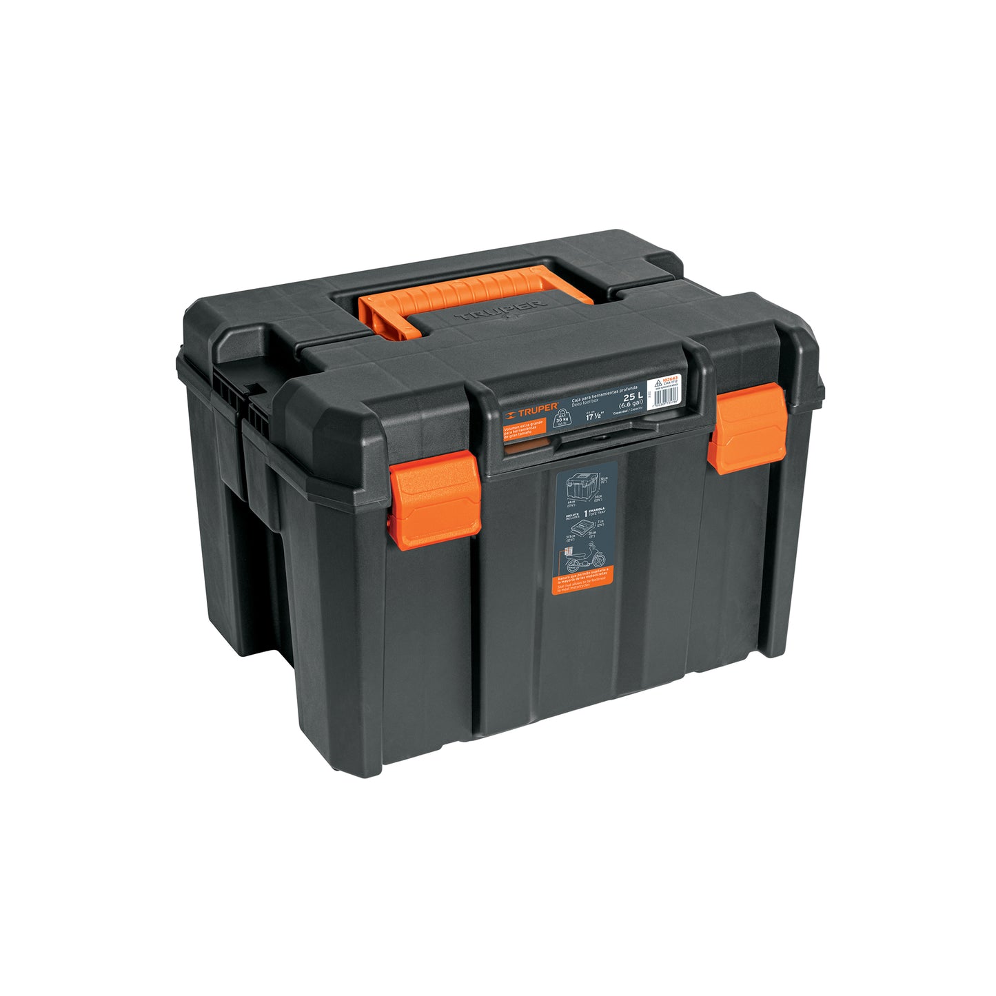 Caja para herramienta, profunda de 17'x12', TRUPER