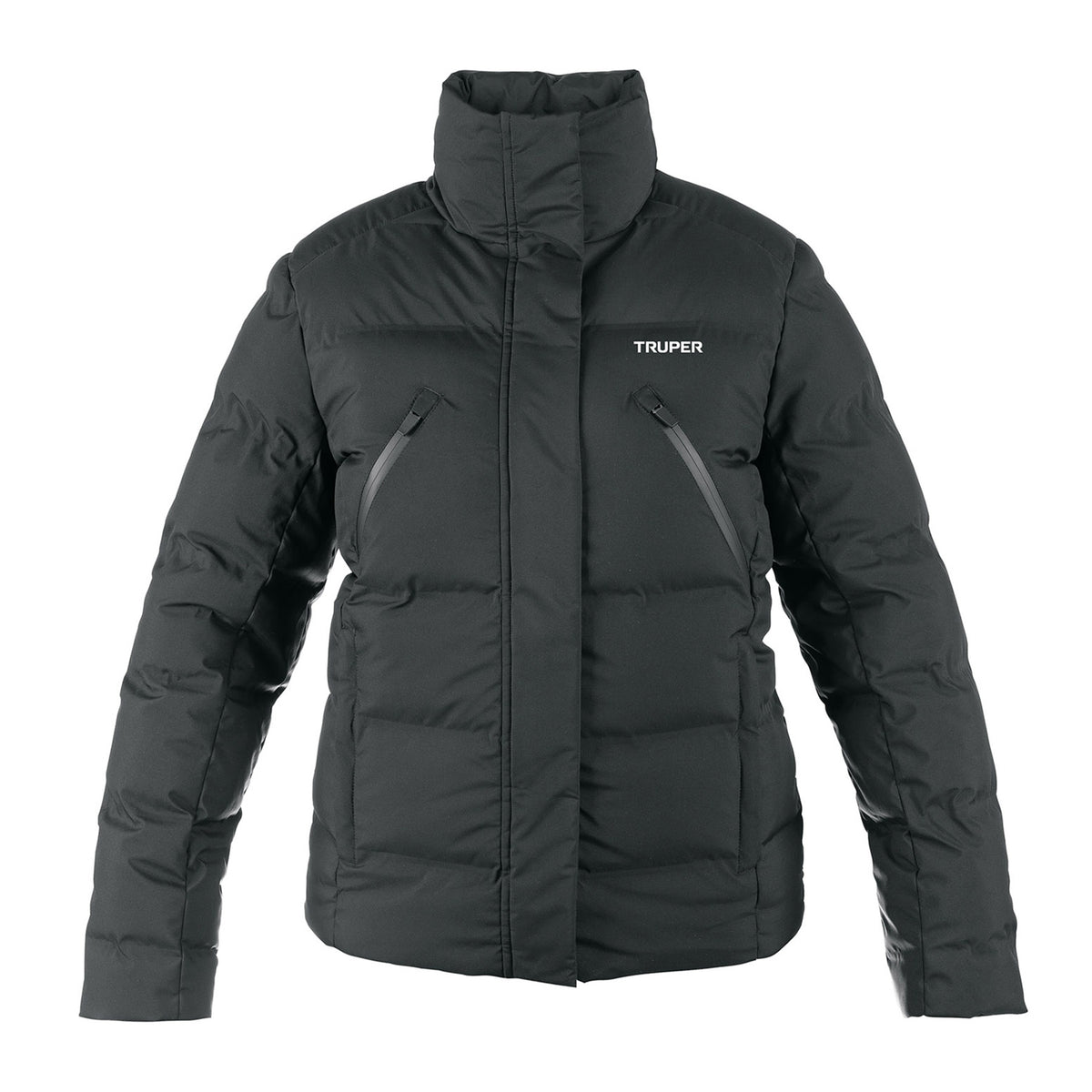 Chamarra acolchada térmica para mujer, negro, M, TRUPER